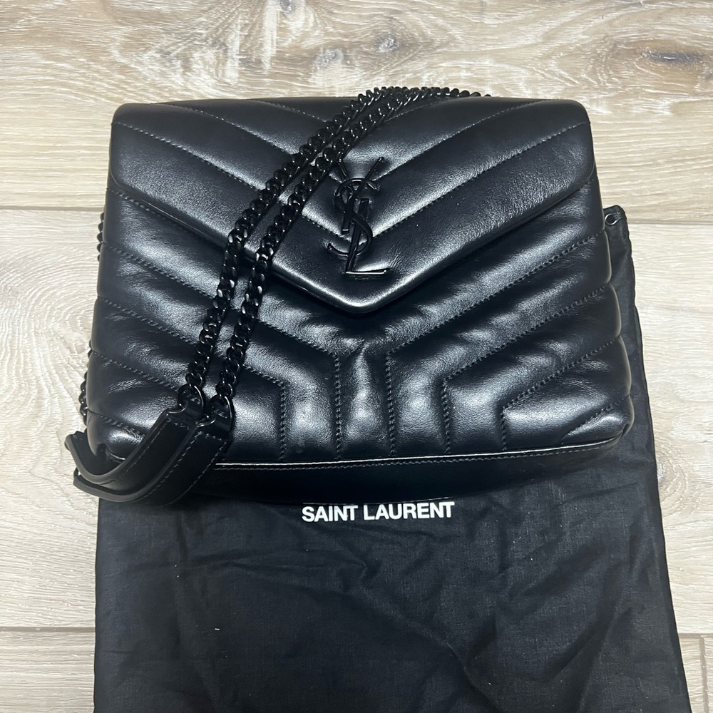 Saint Laurent Black Quilted Bag